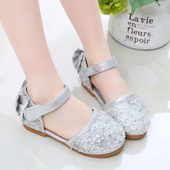 

2020 Spring New Children Shoes Girls Princess Shoes Glitter Children Baby Dance Shoes Casual Toddler Girl Sandals 26-36