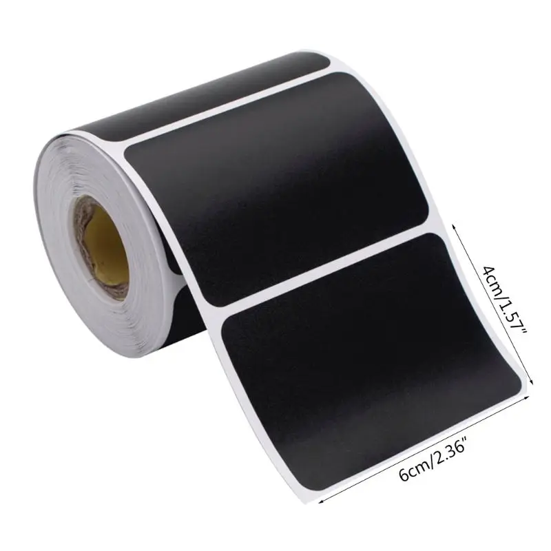 150pcs/roll Blank Chalkboard Labels Removable Sticker Kitchen Canning Mason Spice Jars Gift Packaging