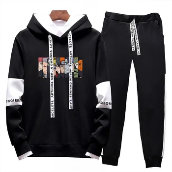 

Men's Hoodies Set Naruto Harajuku Unisex Hoodie Japanese Anime Funny Printed Fun Streetwear Casual Male's sweatshirt Coats
