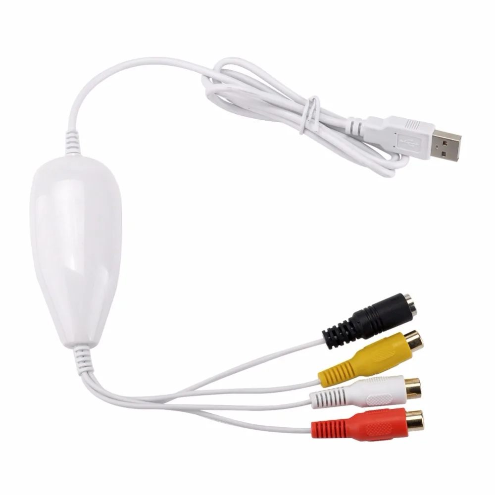 Универсальное HD USB видео записывающее устройство преобразует Аналоговое видео аудио в цифровой формат для Windows 7 8 10 для MAC OS