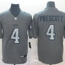 Мужчины Даллас Эзекиль Эллиот дак Прескотт Демаркус Лоуренс Джейсон Уиттен пар неосязаемый ковбойский Джерси