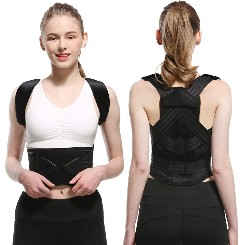 posture corrector 4 Корректор осанки Chasall снятие боли в спине на плечах выпрямитель позвоночника ортопедическая скобка пояс прямой корсет для спины поддержки ремень - Цвет: posture corrector 4