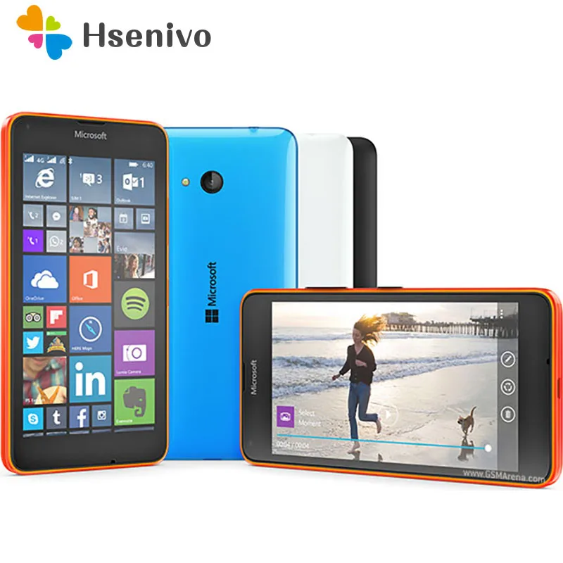 Nokia Lumia 640 reformado-Original Lumia 640 8MP Cámara Quad-core 8GB ROM 1GB RAM teléfono LTE FDD 4G 5,0 1280x720 envío gratuito