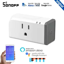 Sonoff s31 eua 16a wi fi inteligente interruptor soquete app temporizador monitor de energia automação residencial trabalho com ewelink alexa inicial do google