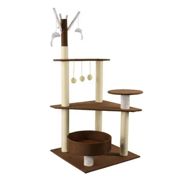 

comfortable Four seasons cat scratch board Cat climbing frame Large catwalk Density cat tree cat nest integration