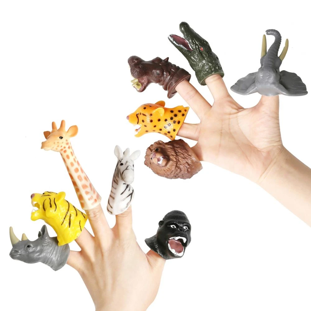 realistic animal hand puppets