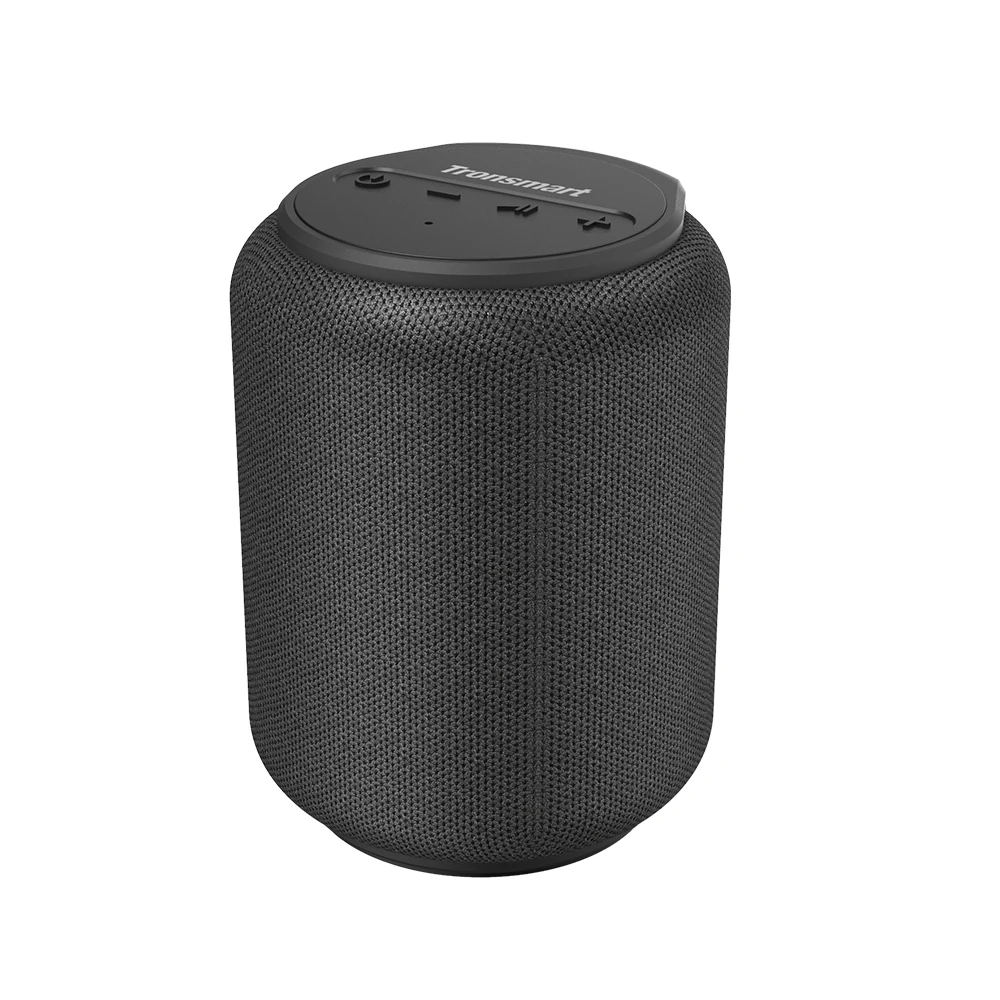 Black Tronsmart T6 мини TWS Bluetooth динамик IPX6 Водонепроницаемый беспроводной портативный динамик с объемным звуком 360 градусов голосовой помощник - Цвет: Black