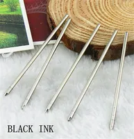 10pcs/lot Metal pen refill for Crystal Diamond Ballpoint pen student pen rod cartridge core black blue color 6.7cm length 1