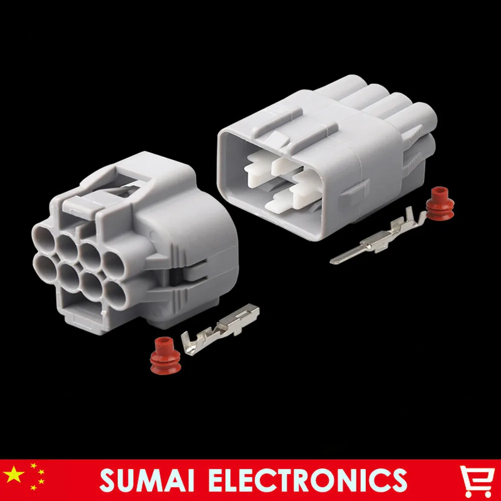 

8 Pin male female 7282-7080-40 7283-7080-40 Rear radar assembly connector plug for Toyota Honda XRV CRV etc.