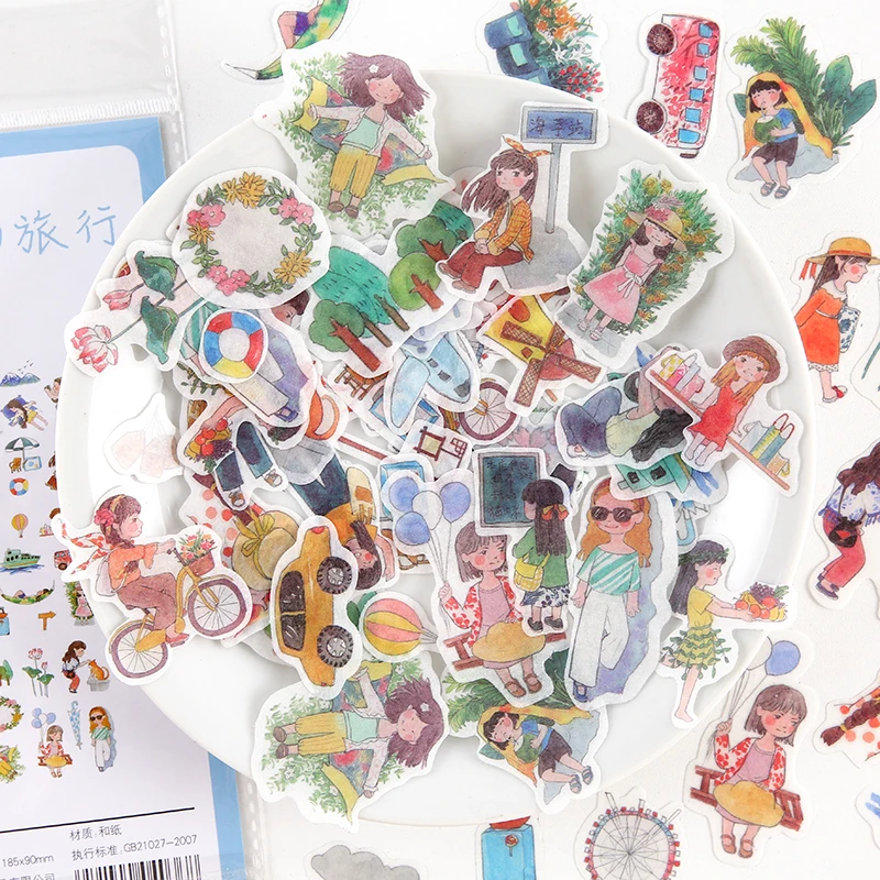 40 шт. Kawaii Sticky Note планировщик декоративные наклейки Милая жизнь Скрапбукинг японские школьные принадлежности канцелярские принадлежности - Цвет: B