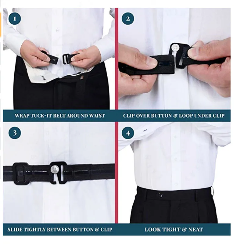 1Pc Adjustable Shirt Stays Shirt Holders Men Braces Women Belt Tuck
