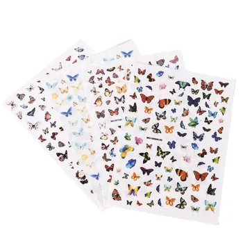 

Fashion Beautiful 3D Nail Art Stickers Self-adhesive Design Butterfly Decals Nail Art Decoration DIY Nail accesoires Ongles