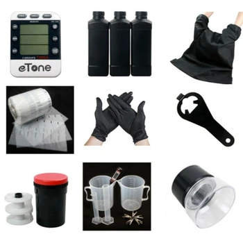 

eTone Darkroom set Developing Kit Film Processing 120 135 35mm 10x Magnifier Opener Timer