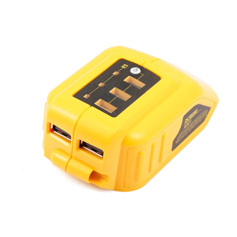 USB источник питания для Dewalt DCB090 преобразователей Замена литиевой батареи 10 8 В 14 4