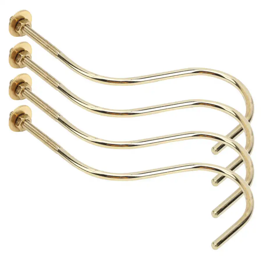 Description Picture 6 of item4pcs Copper Billiards Hook Billiards Snooker Pool Table Edge Hook Cue Racks Billiards Supply