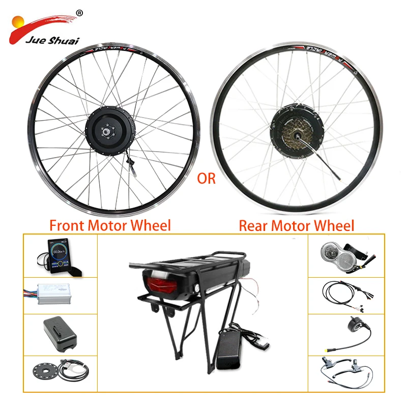 48V 500W электрический велосипед Планетарная втулка переднее заднее колесо набор преобразования для электрического велосипеда 48V 21.5AH e велосипед комплект bicicleta eletrica