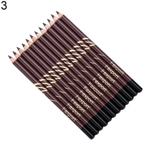 3 Women Waterproof Smooth Eye Liner Pen Makeup Eyeliner Cosmetic Beauty Tool Eyeliner Makeup Supplies Very smooth you can draw the - Цвет: 3