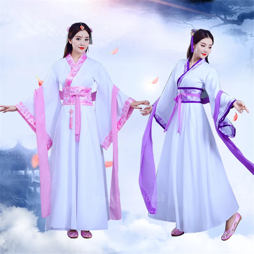 

New Year Hanfu Women Traditional Chinese Folk Dance Fairy Dress Court Vintage Princess Festival outfit Ancient Costumes