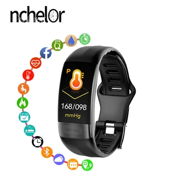 

P11 Smart Bracelet IP67 Waterproof Fitness Tracker Color Screen Smart Watch For Kids Adult With Heart Rate Health Sports Monitor