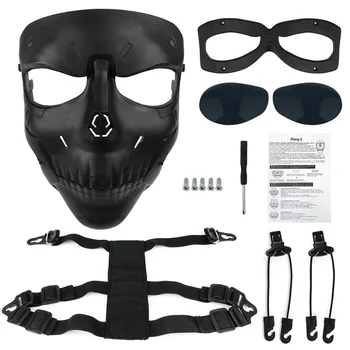 

Tactical Helmet Halloween Party Skull Mask Party Game Skull Tactical Equipment Adapted to FAST Dress e
