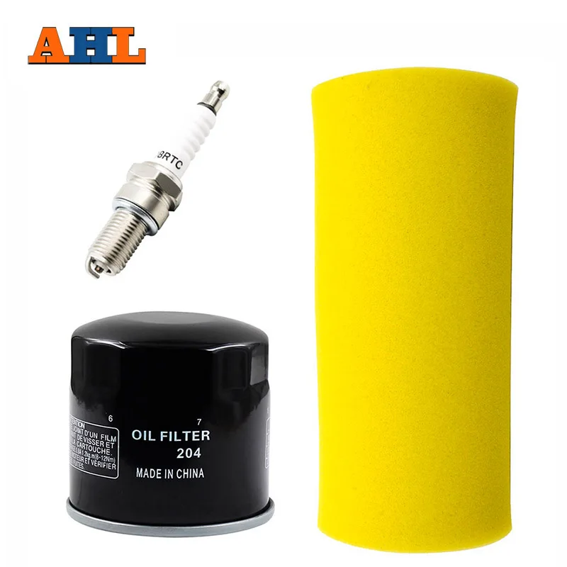 

AHL Motorcycle Parts Air Filter & Oil Filter & Spark Plug For YAMAHA Rhino 660 YXR660 YXR 660 2007
