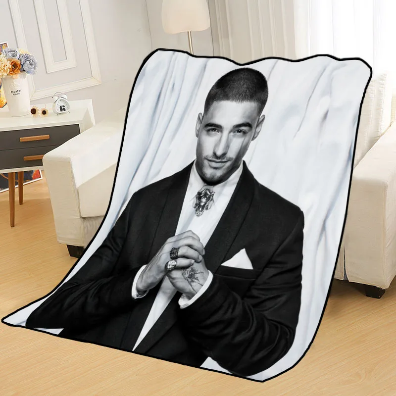 New Arrival Maluma Blankets Printing Soft Blanket Throw On Home/Sofa/Bedding Portable Adult Travel Cover Blanket 6