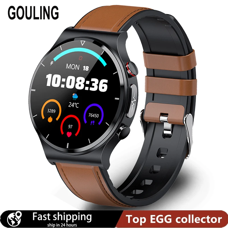 Permalink to 2021 New Men Smart Watch ECG+PPG Body Temperature Blood Pressure Heart Rate Band Wireless Charger Sport Waterproof Smartwatch
