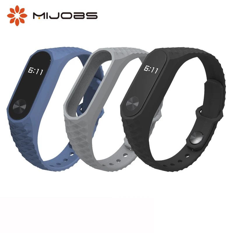 Силиконовый смарт браслет Mi Band 2 аксессуары для браслета сменный ремешок умных