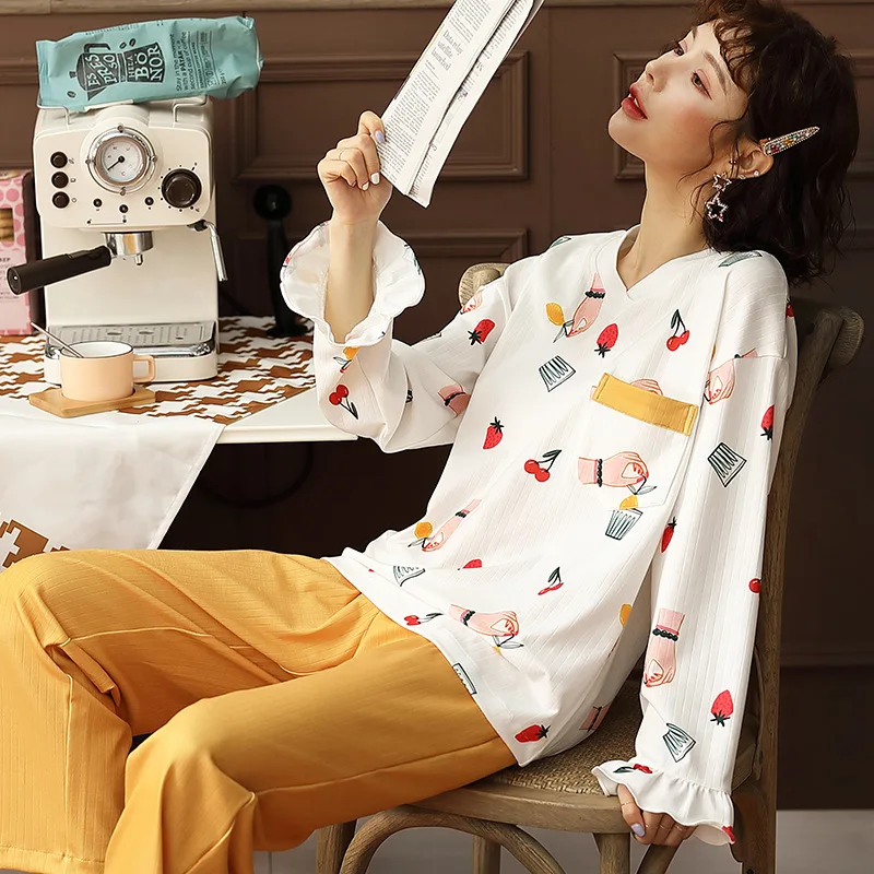 Fsshion ночное белье пижамы женские Loungewear женские рождественские пижамы Женская одежда для взрослых Женский пижамный комплект