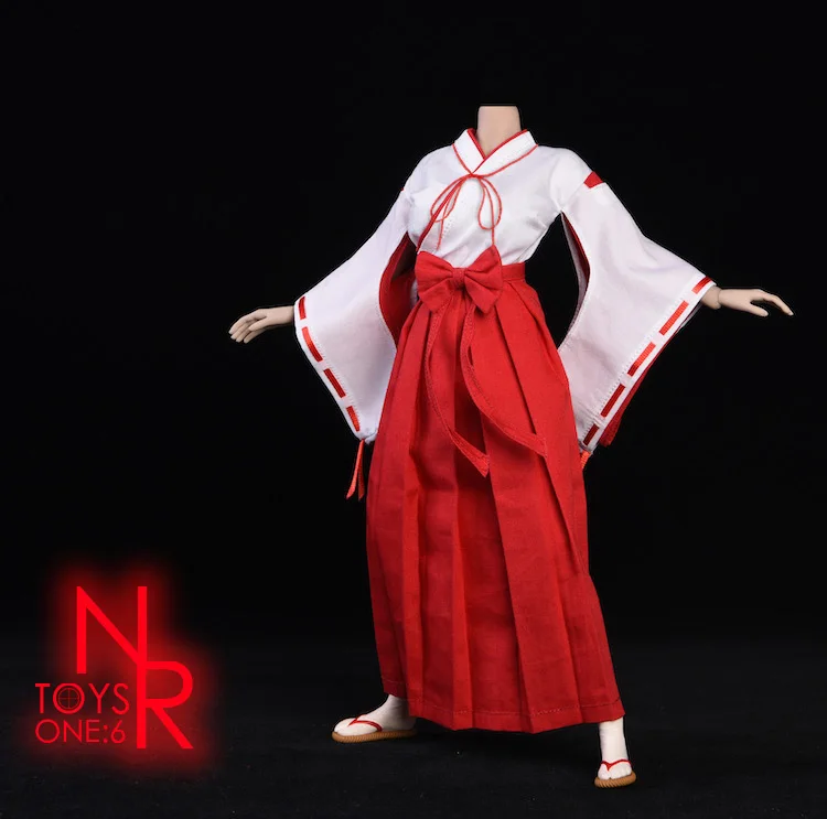 1/6 Сексуальная Женская фигурка одежда аксессуар NR20 ведьма костюмы кимоно лук набор стрел модель для 12 ''фигурка тела