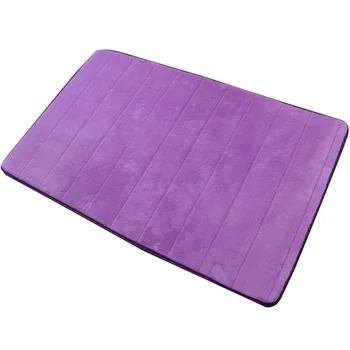 

Memory Foam Slow-Rebound Carpet Anti-Skid Water-Absorbent Floor Mat in The Bathroom Coral Velvet Mat