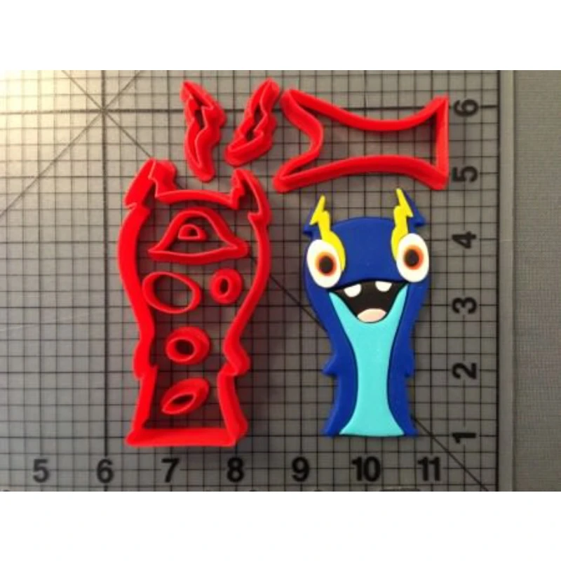 Bande Dessinee Tv Slugterra Caractere Emporte Piece Burpy Et Joules Outils De Decoration De Gateau De Sucre Fait 3d Imprime Fondant Cookie Presse Aliexpress