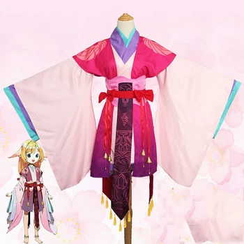 

Chinese Anime Fox Demon Cosplay Women Ancient Hanfu Party Fairy Dress Folk Dance Costume Tang Suit