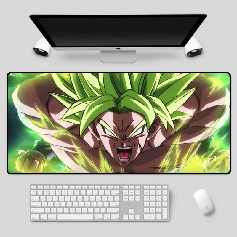 

XGZ Multi-size selection of exquisite mouse pad anime pattern table pad Super Saiyan home computer office durable keyboard pad