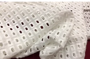 

Cotton Embroidery Lace Fabric With Hollow Lace Fabric Skirt Cotton Cloth Embroidery Fabric DIY Fabric