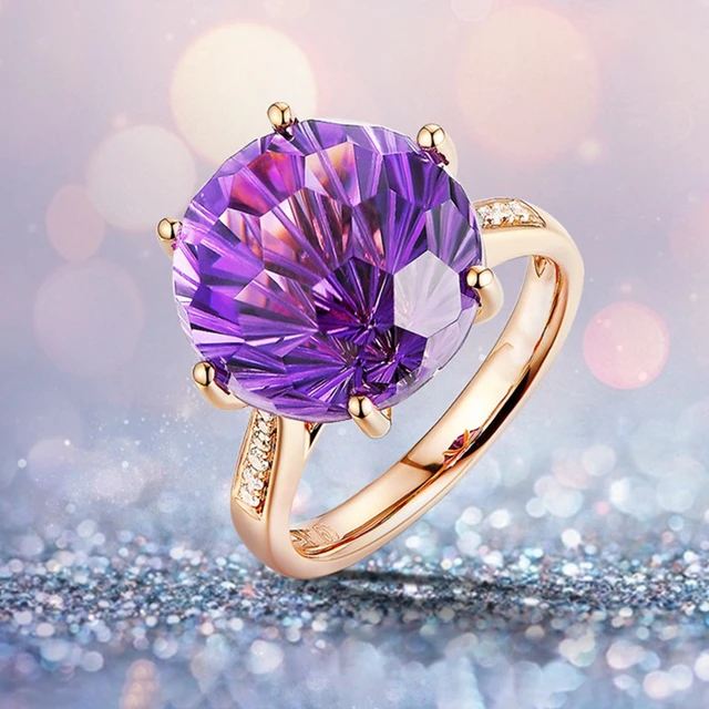 Neo Classical Amethyst Ring