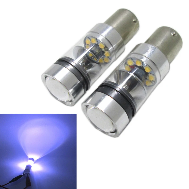 1 шт. 1156 BA15S P21W 100 W Led verlichting лампа светодиодный резервный светильник автомобильная