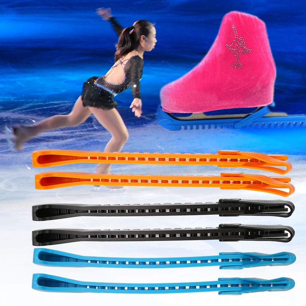 Эластичный скейт обувь крышка нож для колки льда лезвие Защитная Длина