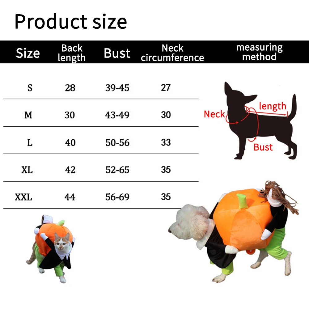 Одежда для собак на Хэллоуин, Забавный костюм тыквы для домашних животных, косплей, одежда для особых мероприятий, наряд для собак, милые костюмы