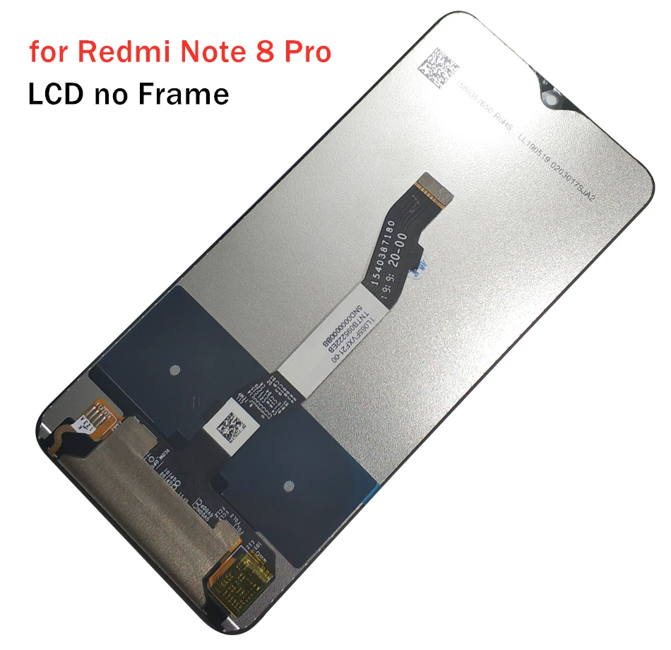 Для Xiaomi Redmi Note 8 Pro ЖК-дисплей сенсорный дигитайзер сборка Redmi Note8 ЖК-дисплей 10 сенсорных запасных частей