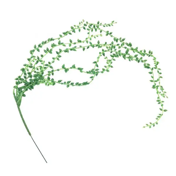 Artificial Flower String Of Pearls Wicker Wall Hanging Succulents Plants