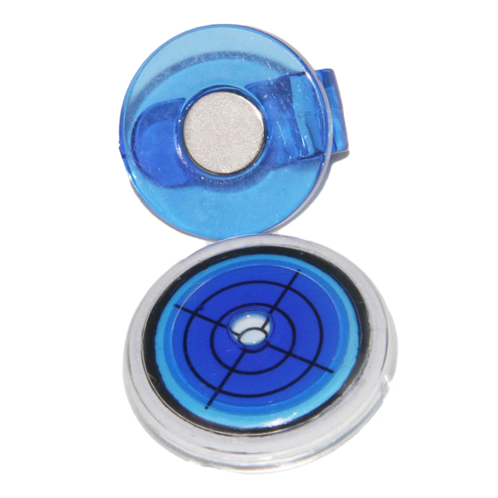 2 Golf Gradienter Putting Alignment Tool Magnetic Ball Marker Hat Clip Hat Visor Pocket Belt Clip Club Accessories Training Aids