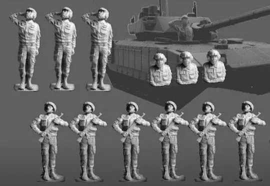 1: 72 Масштаб Современная Военная Россия рецензированная солдатская миниатюра