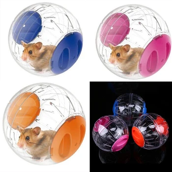 

12cm Hamster Running Ball Pet Running Ball Plastic Jogging Pet Small Exercise Toy Crystal Runner Hamster Accessories
