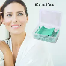 60 шт. зубочистки палочки для чистки зубов Уход за полостью рта зубная нить более удобная эффективная и гигиеническая