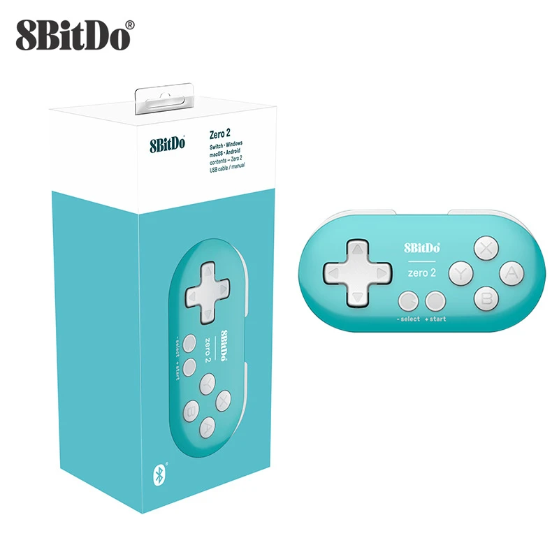 8BitDo Zero 2 Bluetooth Wireless Gamepad Game Controller Gaming For Nintendo Switch Raspberry PI Steam Win macOS