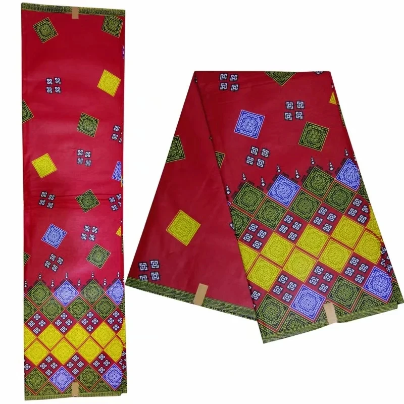 Новое поступление многоцветный узор дизайн африканская java восковая ткань хлопок гарантия качества Анкара восковая ткань s 6 ярдов! DF-4551