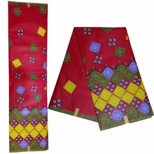 Новое поступление многоцветный узор дизайн африканская java восковая ткань хлопок гарантия качества Анкара восковая ткань s 6 ярдов! DF-4551