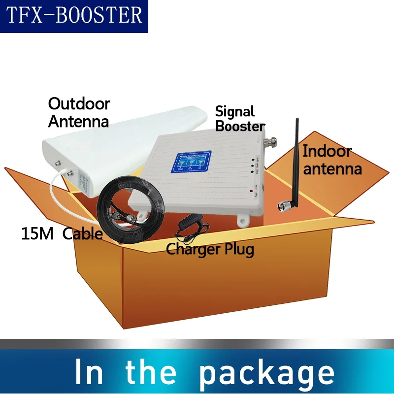 TFX BOOSTER 13dbi антенна 850/1800/2100 Усилитель мобильного сигнала gsm 2g 3g 4g GSM CDMA DCS WCDMA