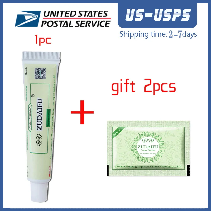 

Zudaifu Body Cream Without Retail Box Men Women Skin Care Product Relieve Psoriasis Dermatitis Eczema Pruritus Effect+trial pack